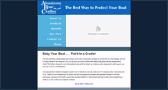 Desktop Screenshot of boatcradles.com